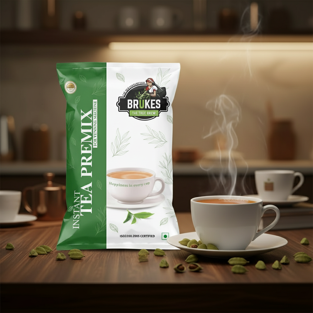 Brukes Regular Tea Premix for Vending Machines - COFFEE WALLA CALL ANY REQUIREMENT 99397588888 24*7