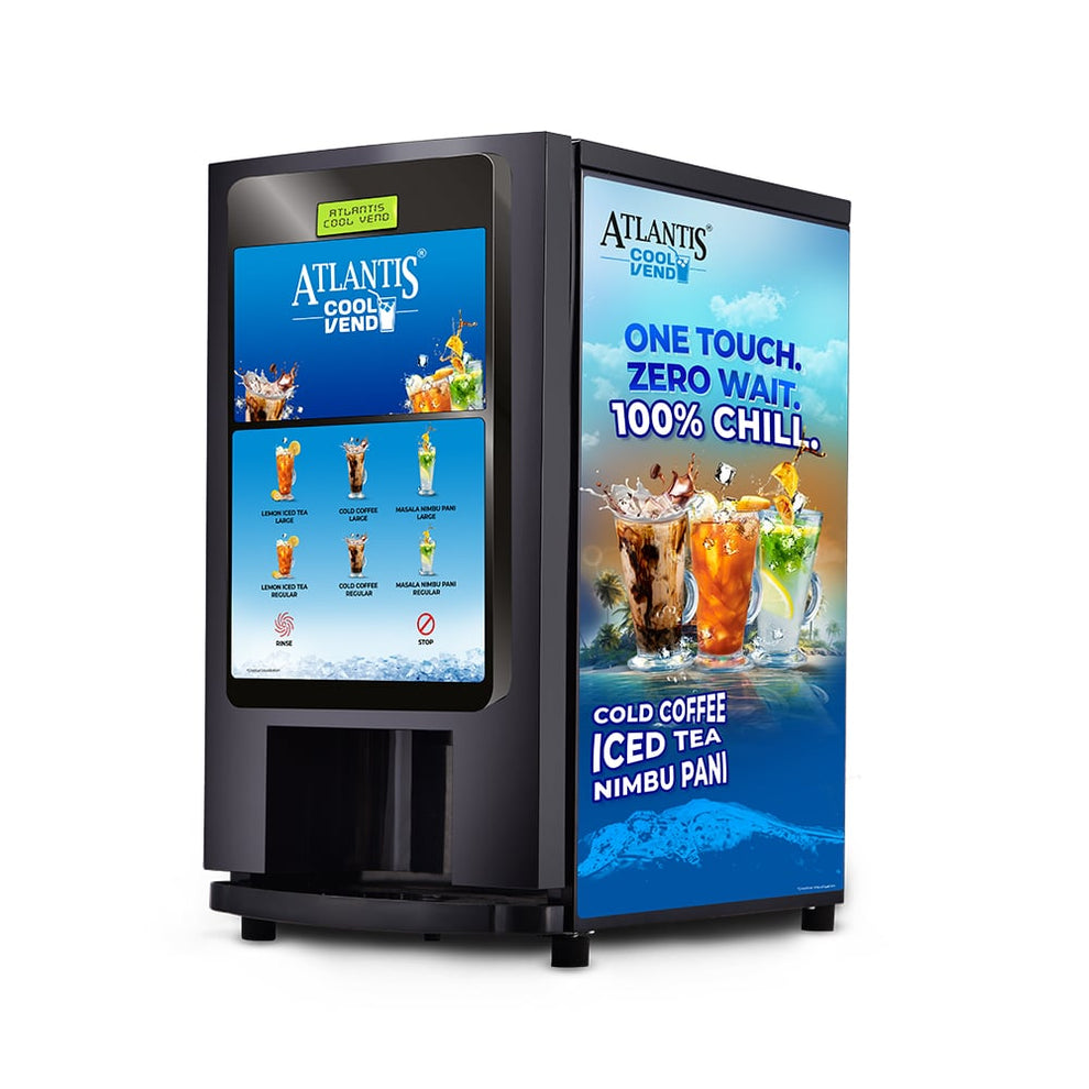 ATLANTIS COOL Vend - One Touch, Zero Wait, 100% Chill - COFFEE WALLA CALL ANY REQUIREMENT 99397588888 24*7