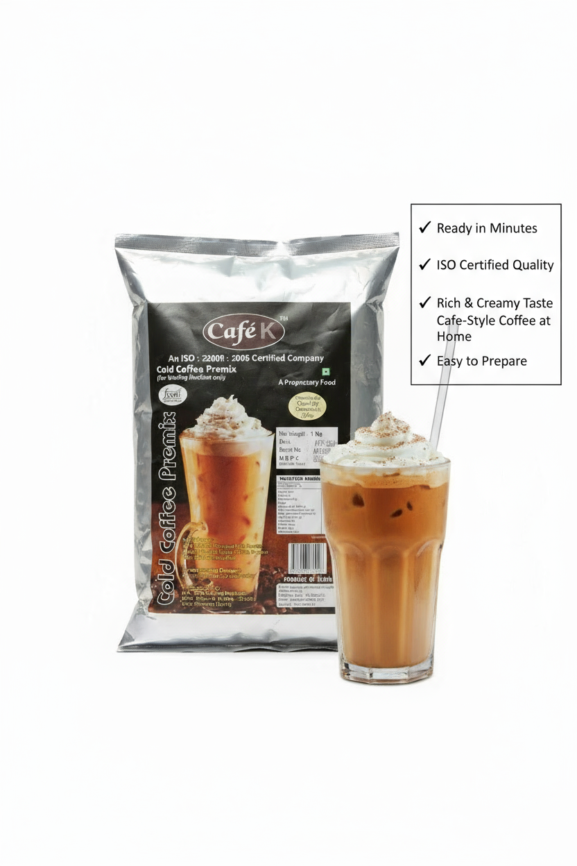 Coffee Walla Cafe K Cold Coffee Powder 1kg Premix - COFFEE WALLA CALL ANY REQUIREMENT 99397588888 24*7