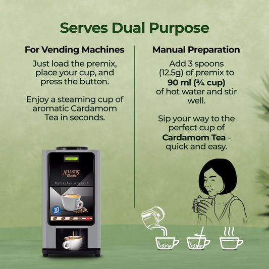 Atlantis coffee machine with instructions for vending and manual preparation and Atlantis coffee machine warranty information