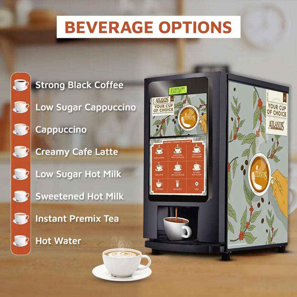 Imported Coffee & Tea Vending Machines | Premium Global Brands in Noida