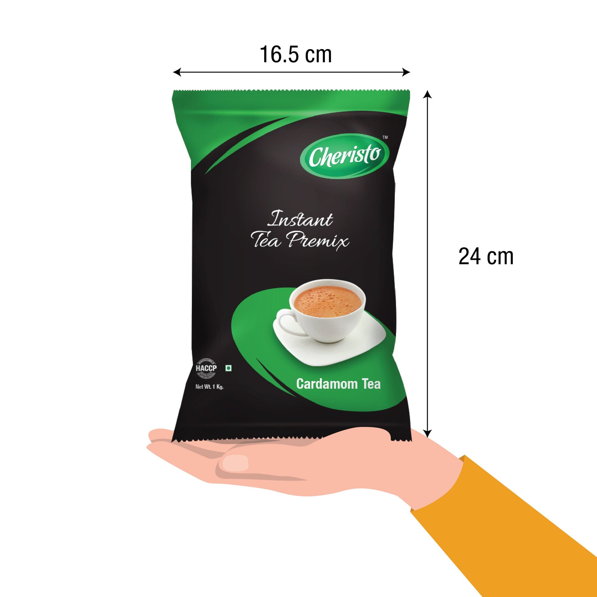 Cheristo cardamom Tea 1 kg Pack - COFFEE WALLA CALL ANY REQUIREMENT 99397588888 24*7