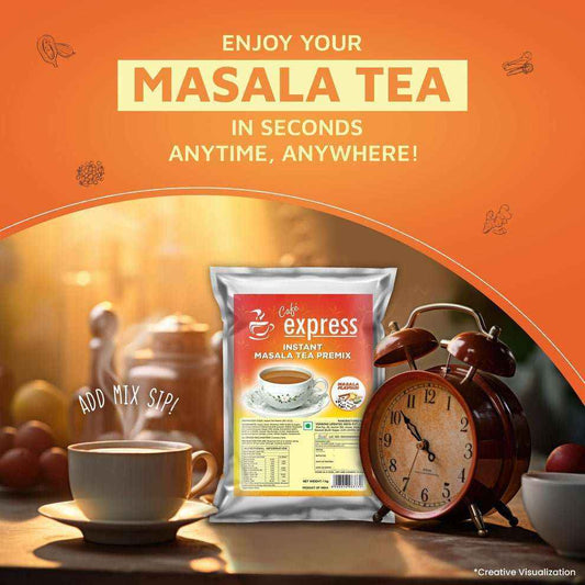 Atlantis Cafe Express Masala Tea premix 1kg - All-in-1 Convenience - COFFEE WALLA CALL ANY REQUIREMENT 99397588888 24*7