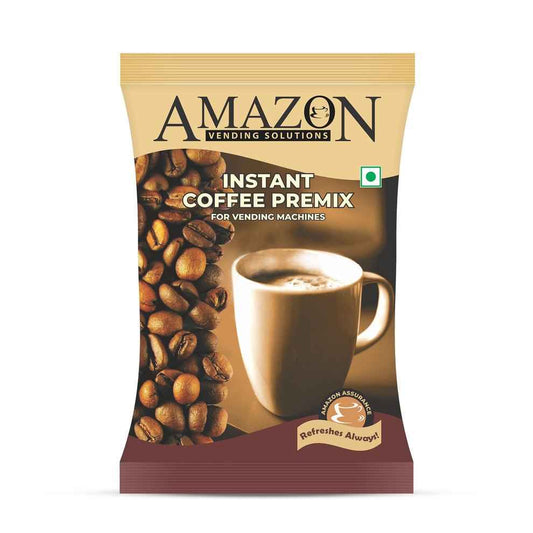 Amazon coffee premix powder instant coffee premix for vending machines with coffee beans and cup