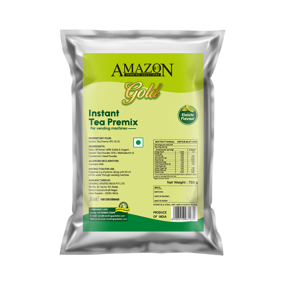 AMAZON Gold 3-in-1 Cardamom Tea Premix Low Suger by Coffee Walla - COFFEE WALLA CALL ANY REQUIREMENT 99397588888 24*7