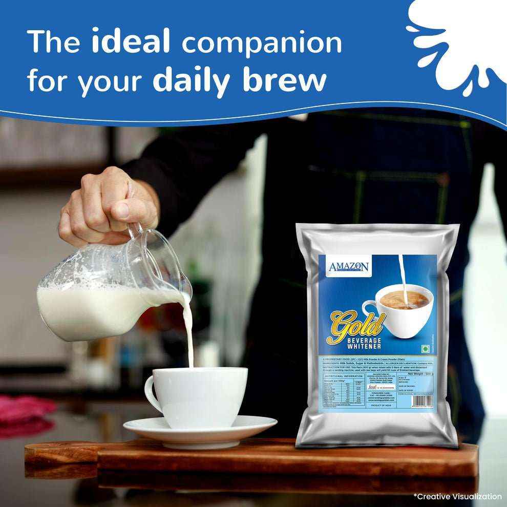 Amazon Gold Dairy Whitener Price - Quality Daily Brew Additive - COFFEE WALLA CALL ANY REQUIREMENT 99397588888 24*7