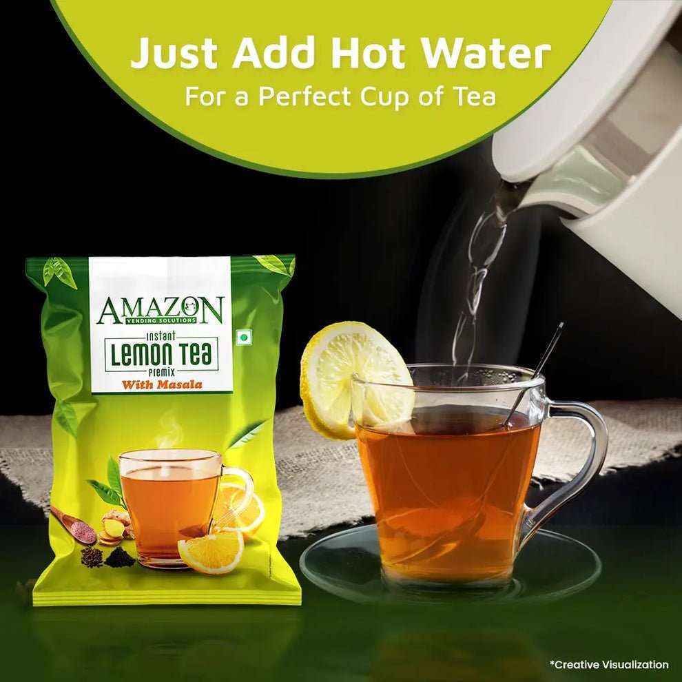 Amazon Lemon Masala Tea Premix Price - Instant & Premium - COFFEE WALLA CALL ANY REQUIREMENT 99397588888 24*7