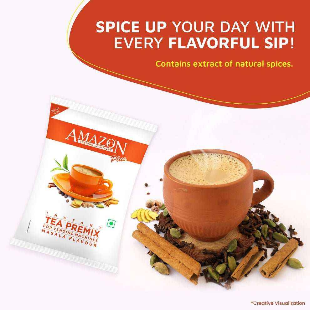 Amazon plus tea premix 1 kg - Masala Tea Blend - COFFEE WALLA CALL ANY REQUIREMENT 99397588888 24*7