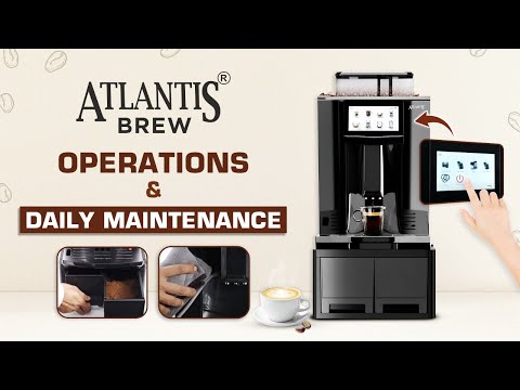 ATLANTIS BREW Fully Automatic Bean to Cup Coffee Machine - COFFEE WALLA CALL ANY REQUIREMENT 99397588888 24*7