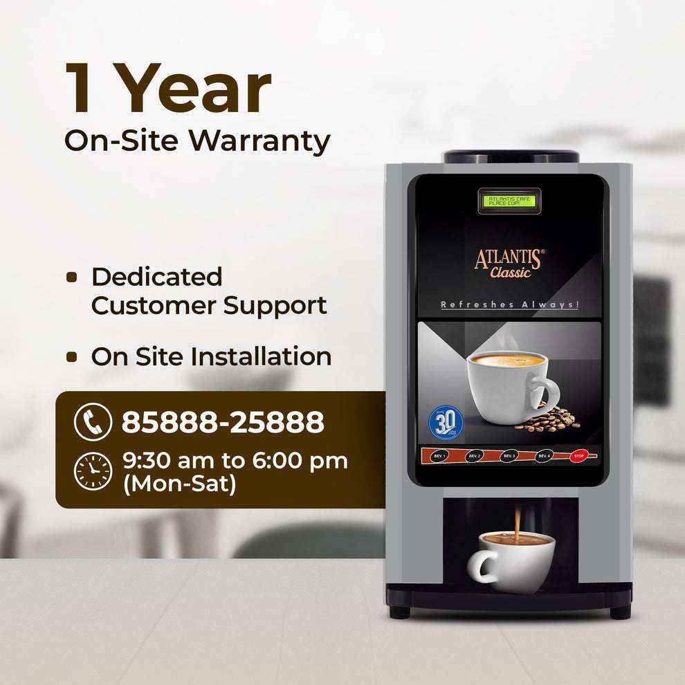 Atlantis Classic 4 Lane Tea Coffee Vending Machine - COFFEE WALLA CALL ANY REQUIREMENT 99397588888 24*7