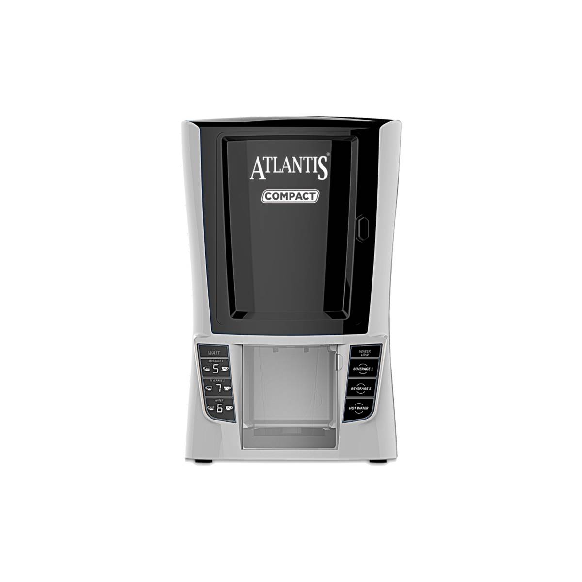 ATLANTIS COMPACT 2-Lane Hot Beverage Dispenser | Perfect for Small Spaces | Energy-Efficient, Cost Effective Solution - COFFEE WALLA CALL ANY REQUIREMENT 99397588888 24*7