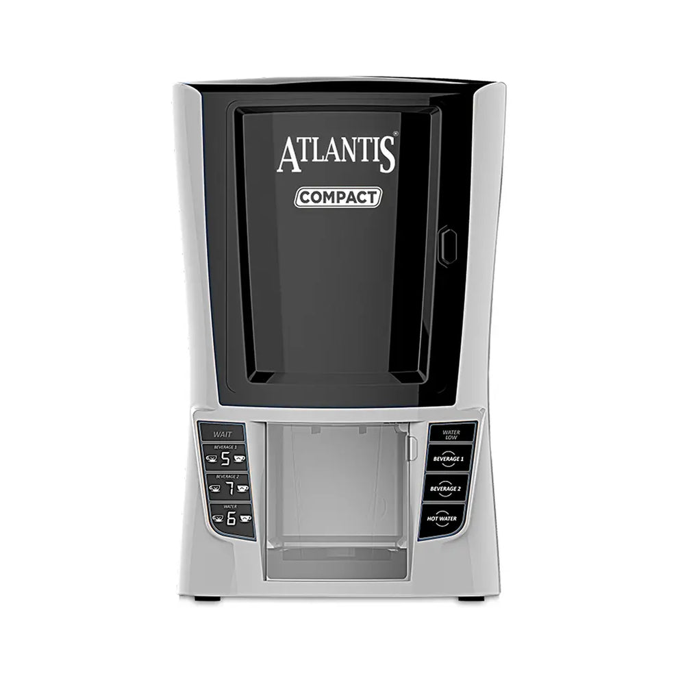 ATLANTIS COMPACT 2-Lane Hot Beverage Dispenser | Perfect for Small Spaces | Energy-Efficient, Cost Effective Solution - COFFEE WALLA CALL ANY REQUIREMENT 99397588888 24*7
