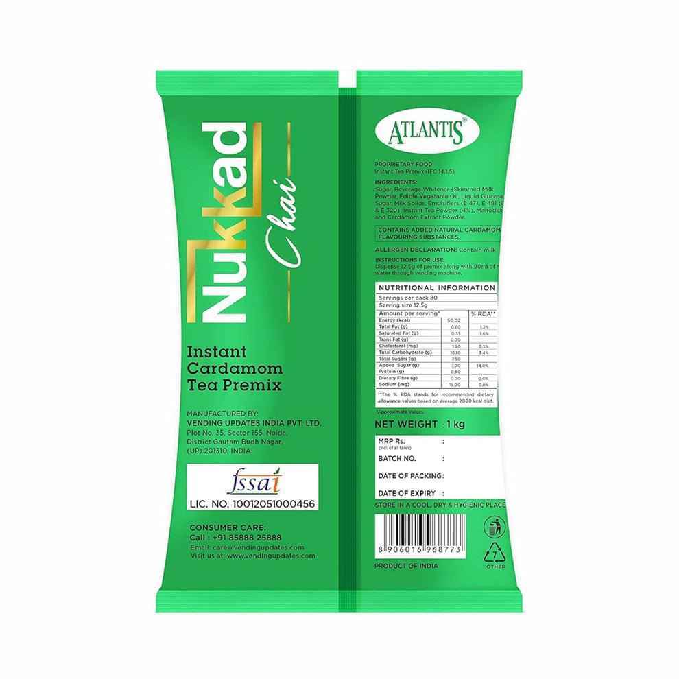 Atlantis Nukkad Cardamom Tea Premix - Quality Vending Supply - COFFEE WALLA CALL ANY REQUIREMENT 99397588888 24*7