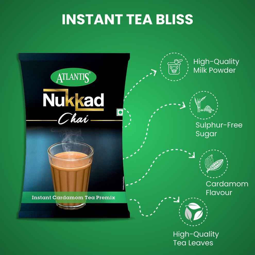 Atlantis Nukkad Cardamom Tea Premix - Quality Vending Supply - COFFEE WALLA CALL ANY REQUIREMENT 99397588888 24*7