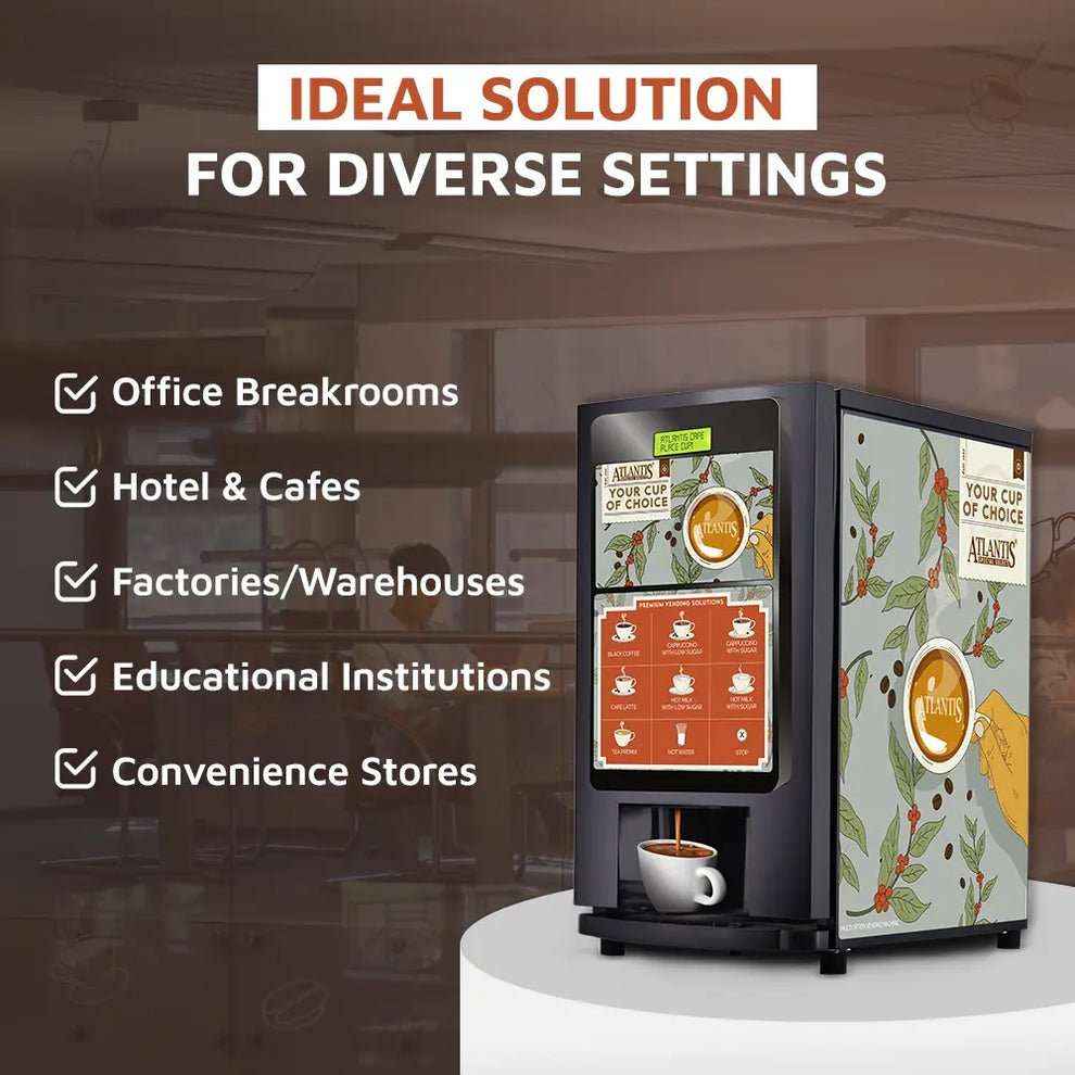 Atlantis Select 7 Option Tea & Coffee Vending Service - COFFEE WALLA CALL ANY REQUIREMENT 99397588888 24*7