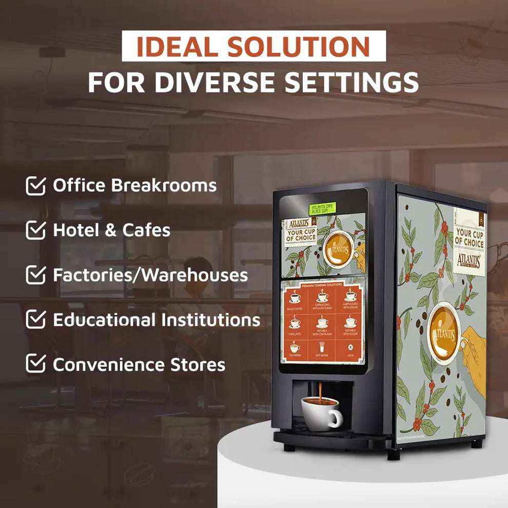 Atlantis Select 7 Option Tea & Coffee Vending Service - COFFEE WALLA CALL ANY REQUIREMENT 99397588888 24*7