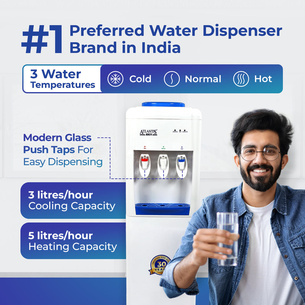 ATLANTIS SKY Smart Glass Push Pull Taps Floor Standing Water - COFFEE WALLA CALL ANY REQUIREMENT 99397588888 24*7