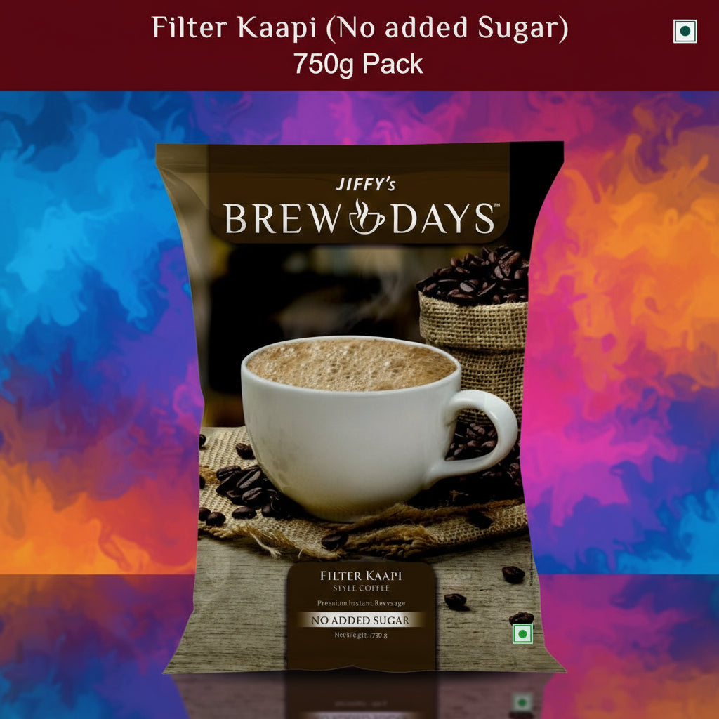 Brewdays Filter Kaapi No Added Sugar 750g Pack - COFFEE WALLA CALL ANY REQUIREMENT 99397588888 24*7