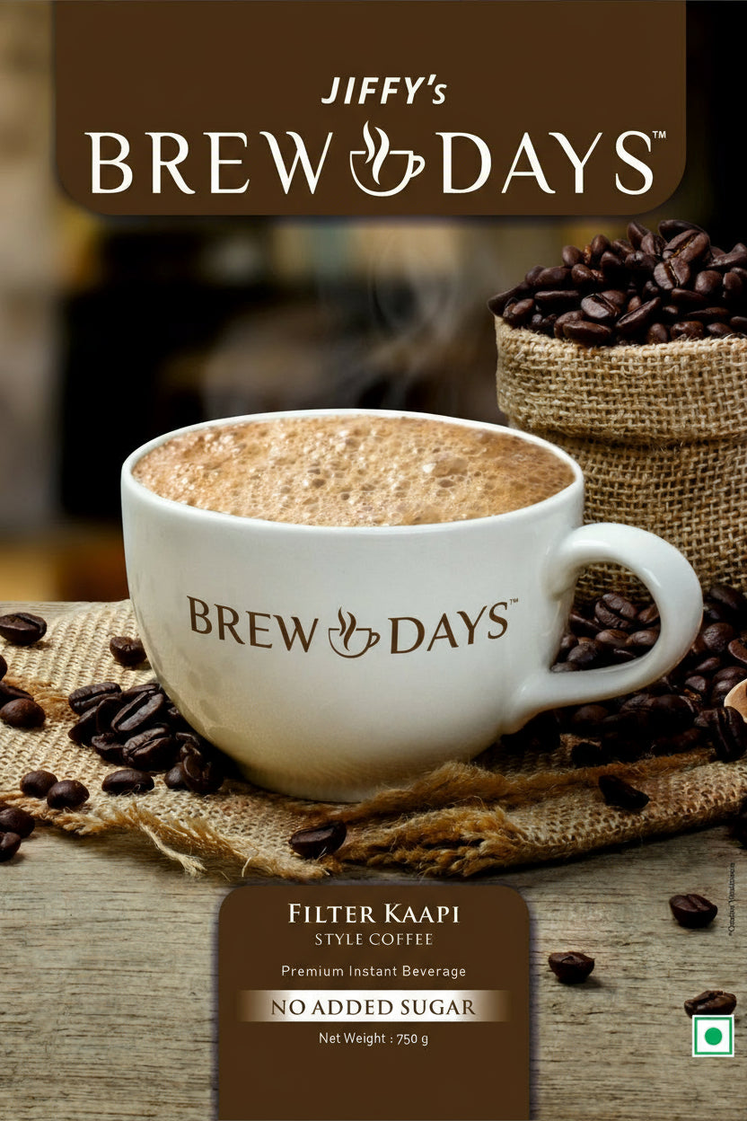 Brewdays Filter Kaapi No Added Sugar 750g Pack - COFFEE WALLA CALL ANY REQUIREMENT 99397588888 24*7