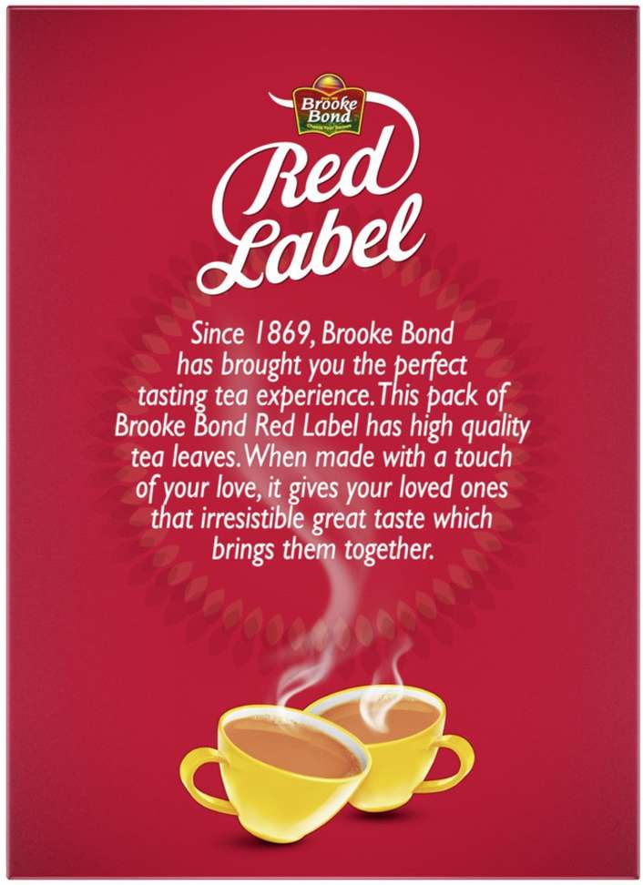Brooke Bond Red Label tea 1kg pouch - Fresh & Aromatic - COFFEE WALLA CALL ANY REQUIREMENT 99397588888 24*7