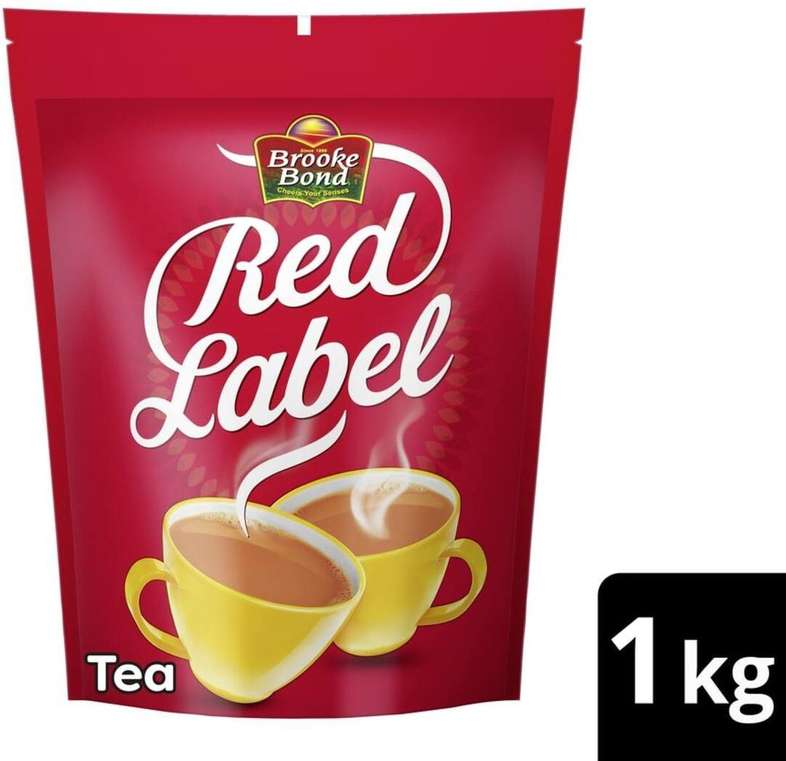 Brooke Bond Red Label tea 1kg pouch - Fresh & Aromatic - COFFEE WALLA CALL ANY REQUIREMENT 99397588888 24*7