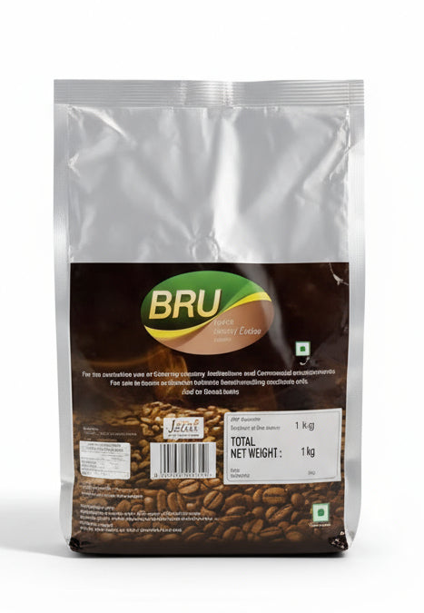 Bru Coffee Beans 1kg Price India - Catering & Commercial Use - COFFEE WALLA CALL ANY REQUIREMENT 99397588888 24*7