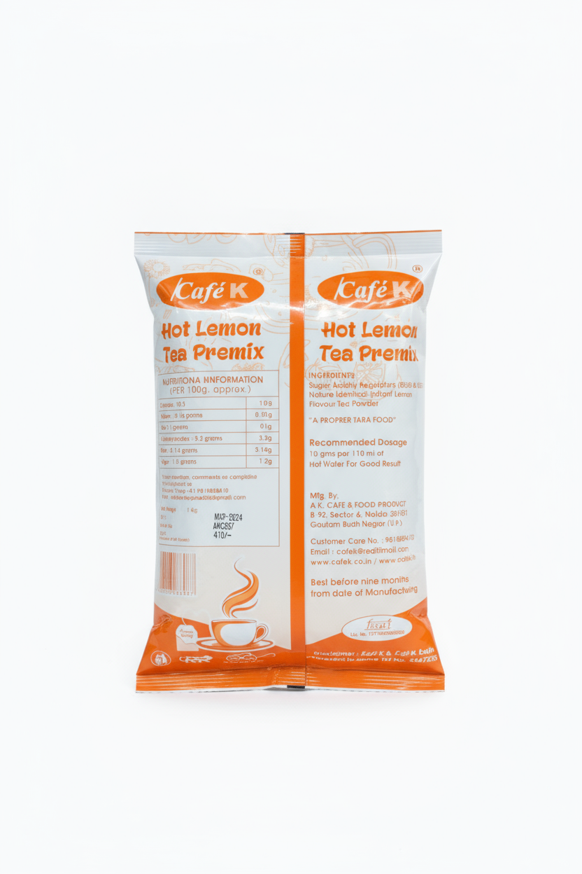 Buy CafeK Lemon Tea Powder - Hot Lemon Premix - COFFEE WALLA CALL ANY REQUIREMENT 99397588888 24*7
