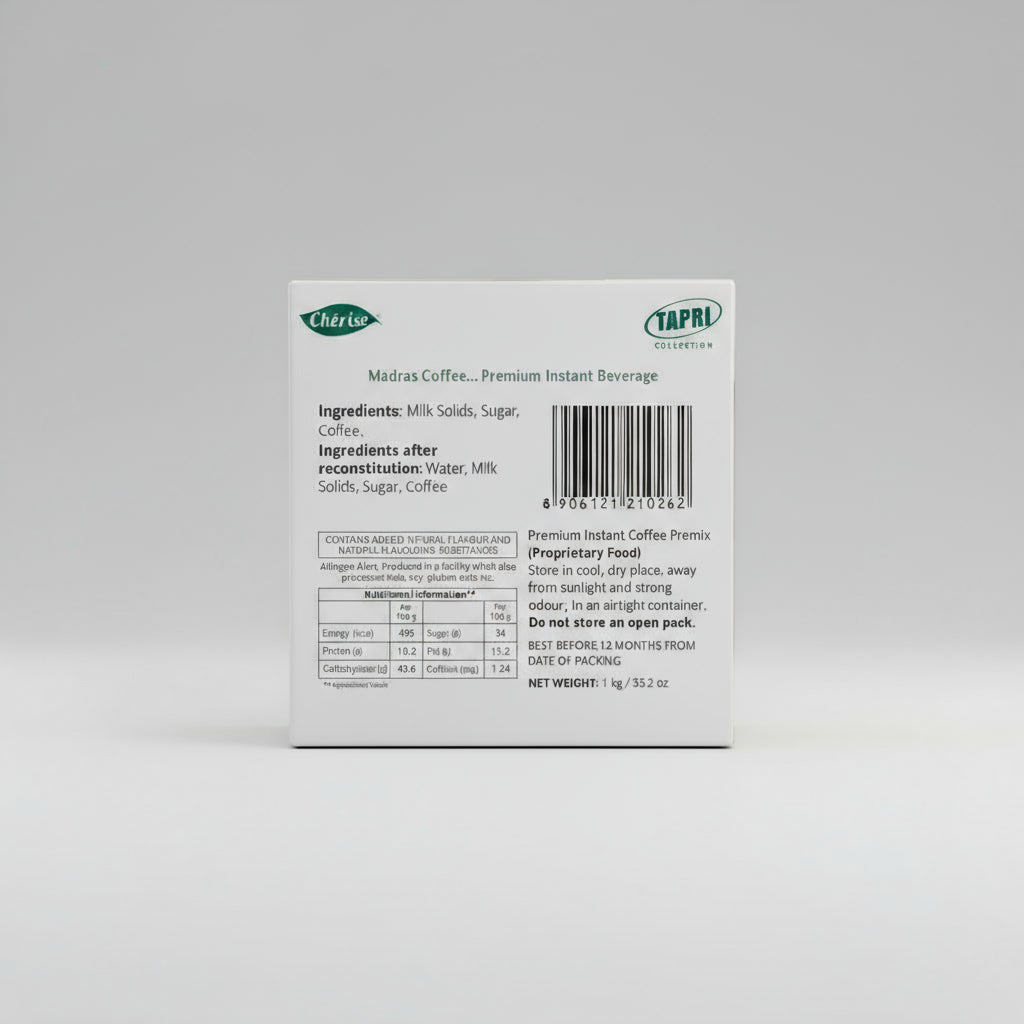 Cherise Tapri Instant Coffee Powder 1kg Premium Blend - COFFEE WALLA CALL ANY REQUIREMENT 99397588888 24*7