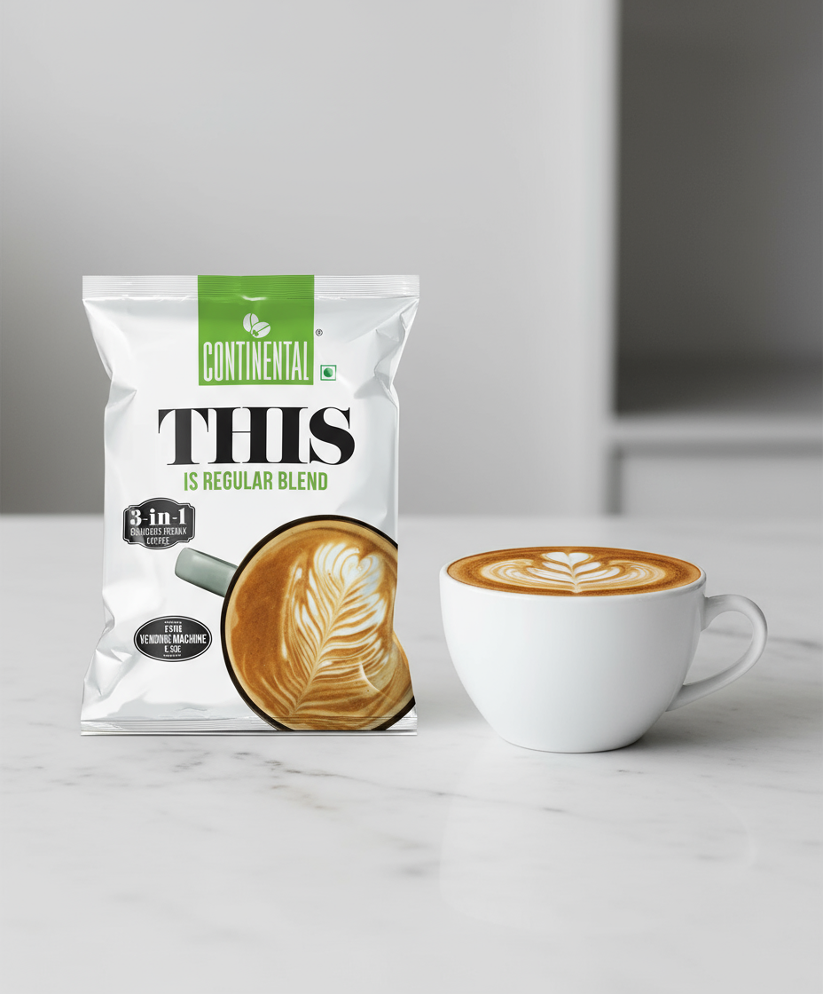 Continental 3-in-1 Office Coffee Vending Premix Delhi Pack - COFFEE WALLA CALL ANY REQUIREMENT 99397588888 24*7