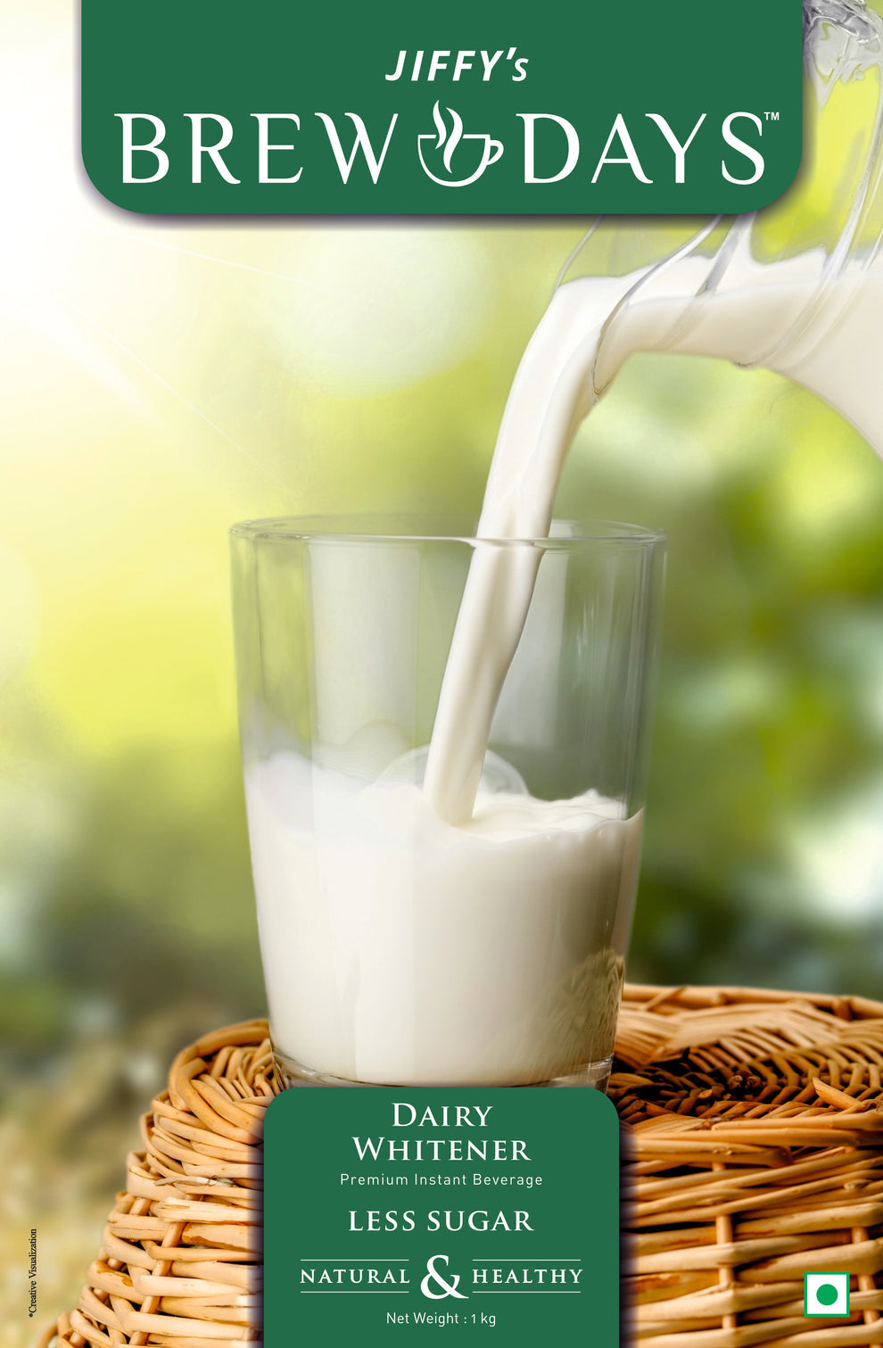 Cheris Brewdays Whitner Normal Suger 1kg Pack - COFFEE WALLA CALL ANY REQUIREMENT 99397588888 24*7