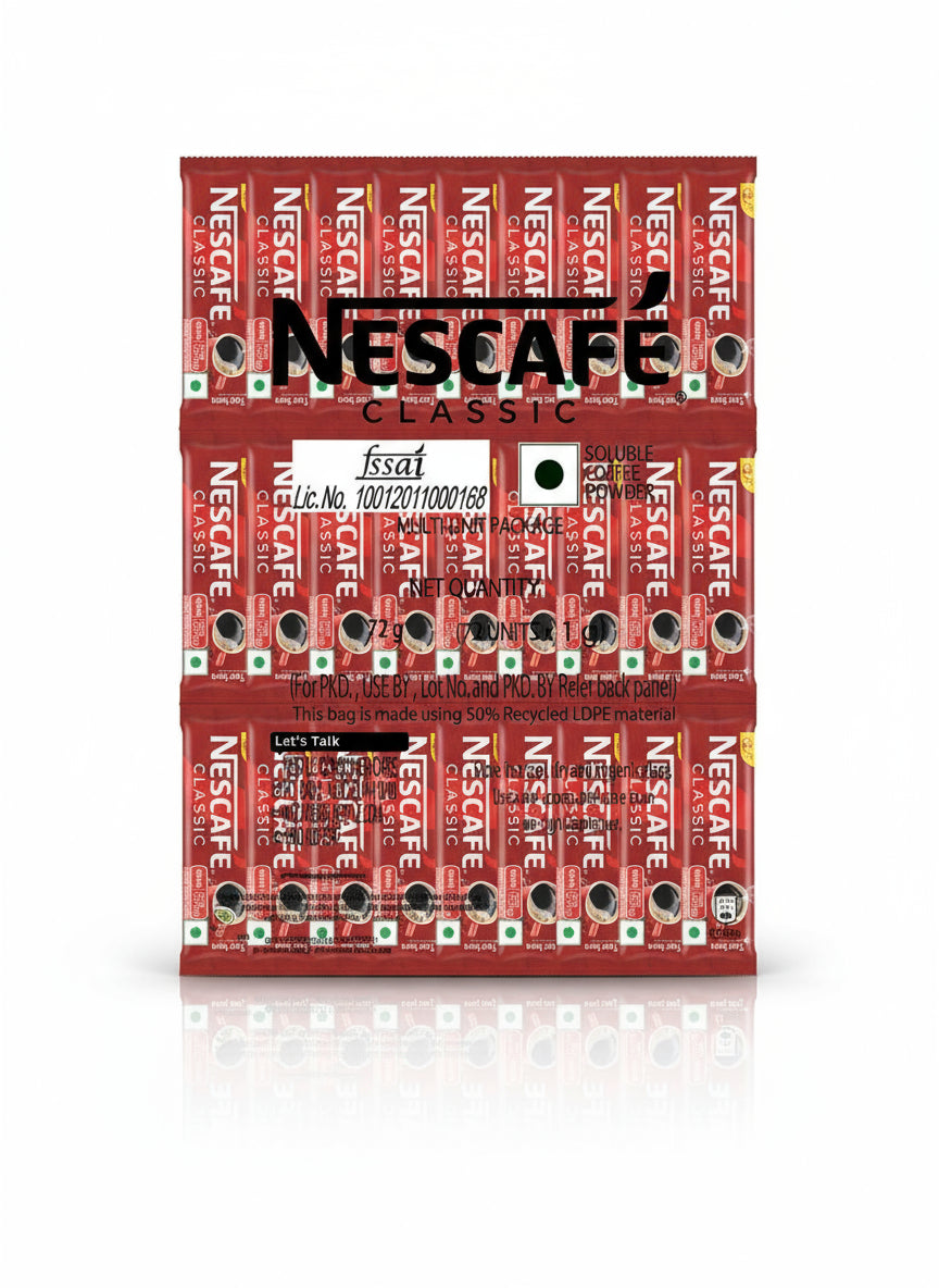 Nescafe Classic Instant Coffee Sachets Pack - COFFEE WALLA CALL ANY REQUIREMENT 99397588888 24*7