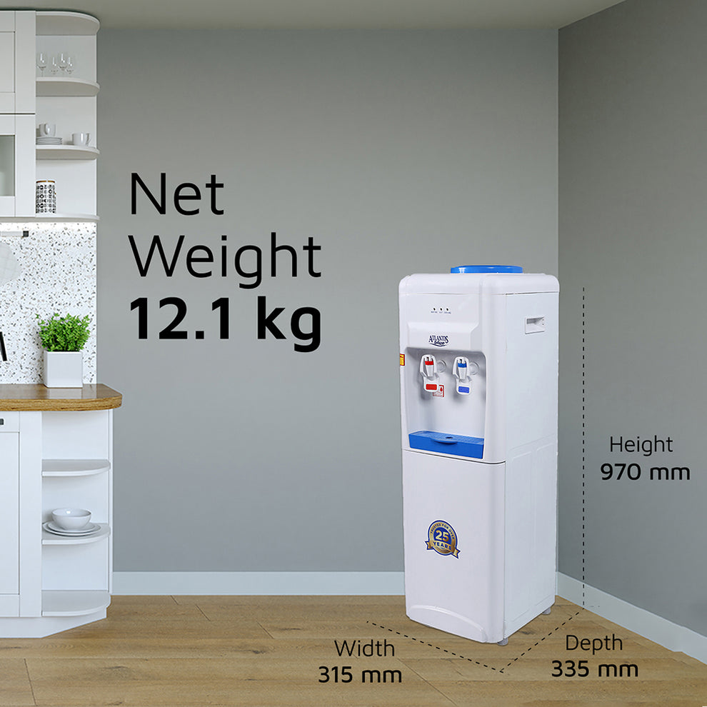 ATLANTIS BLUE Hot & Cold Floor Standing Water Dispenser (No Normal)- 2 Taps - COFFEE WALLA CALL ANY REQUIREMENT 99397588888 24*7