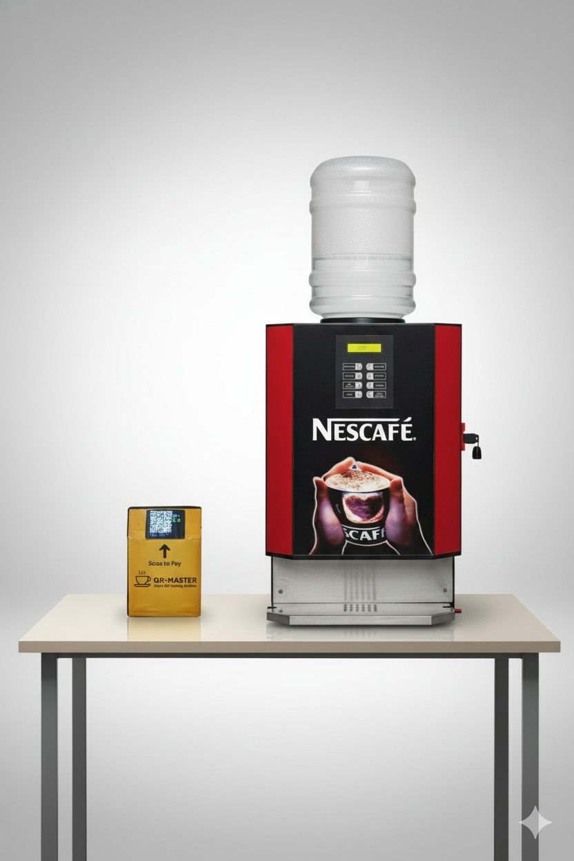 Nescafé 8-Option Coffee Vending Machine with UPI Payment | Smart Digital Beverage Dispenser | Automatic Tea, Coffee & Soup Maker for Offices & Cafés - COFFEE WALLA CALL ANY REQUIREMENT 99397588888 24*7
