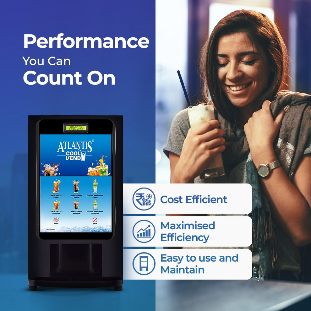 ATLANTIS COOL Vend - One Touch, Zero Wait, 100% Chill - COFFEE WALLA CALL ANY REQUIREMENT 99397588888 24*7