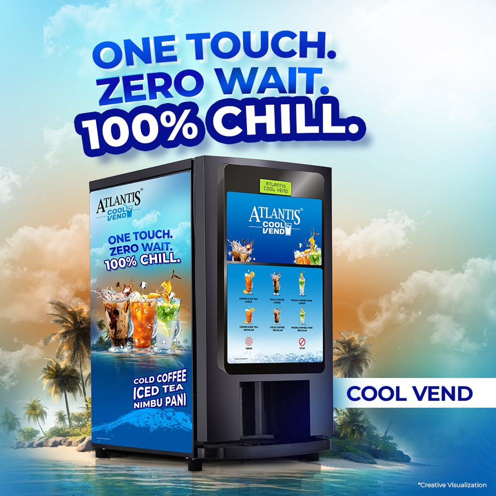 ATLANTIS COOL Vend - One Touch, Zero Wait, 100% Chill - COFFEE WALLA CALL ANY REQUIREMENT 99397588888 24*7