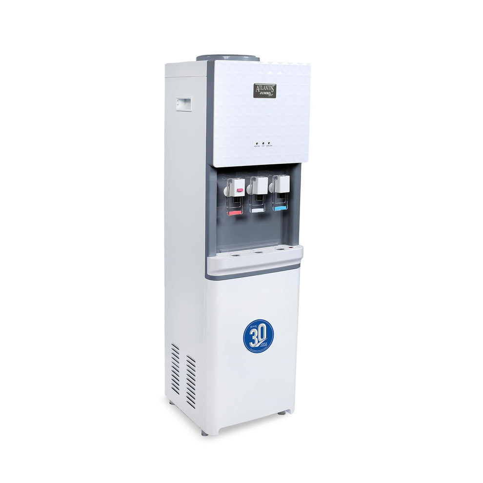 ATLANTIS JUMBO PLUS (Hot, Normal & Cold ) Floor Standing Water Dispenser | 10Litres/Hour High Cooling Capacity - COFFEE WALLA CALL ANY REQUIREMENT 99397588888 24*7