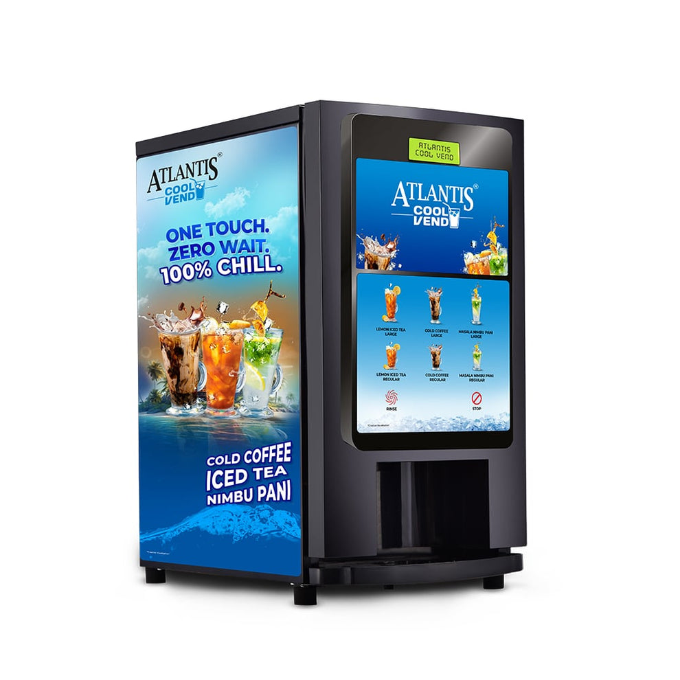 ATLANTIS COOL Vend - One Touch, Zero Wait, 100% Chill - COFFEE WALLA CALL ANY REQUIREMENT 99397588888 24*7