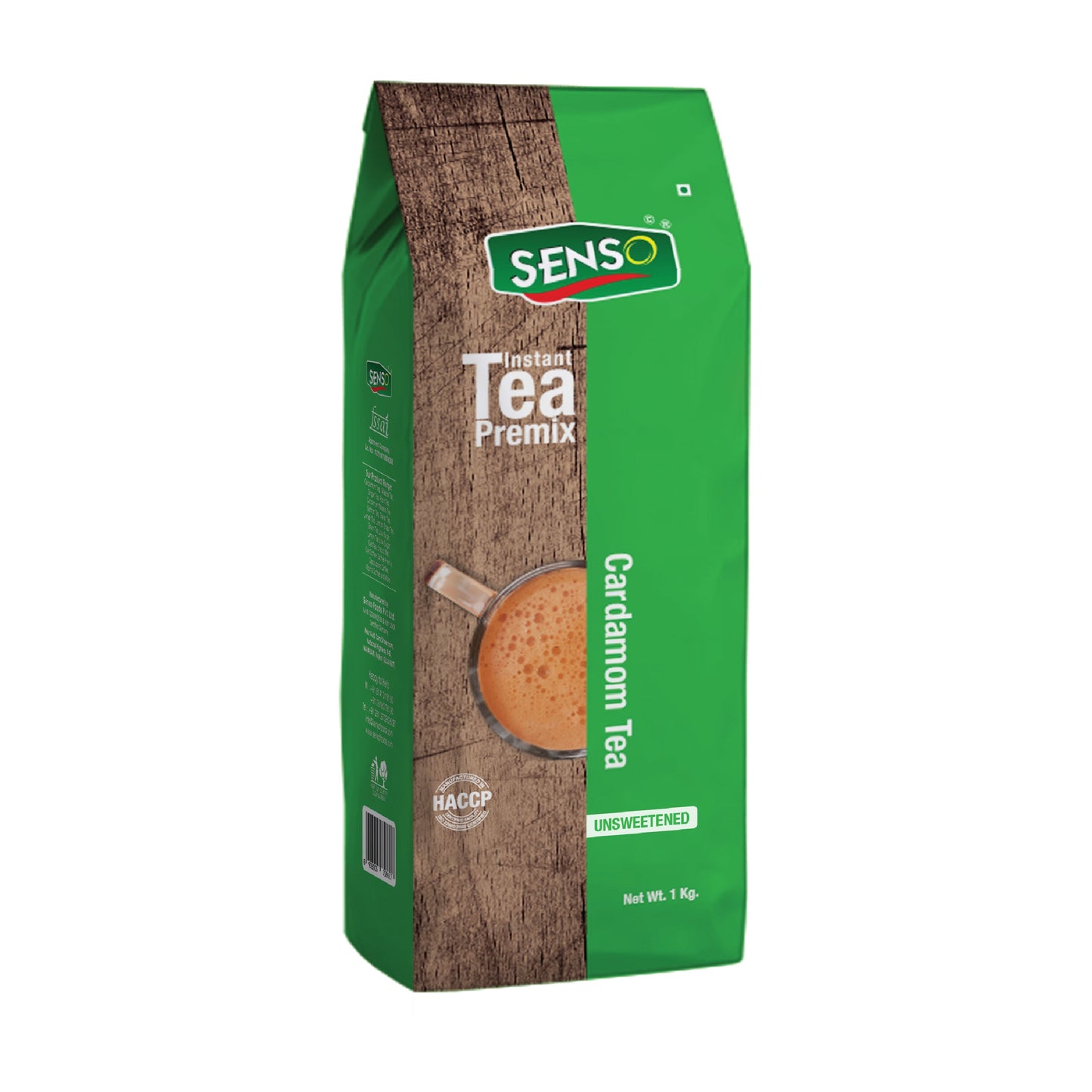 Senso Cardamom Tea 1kg Unsweetened Instant Premix - COFFEE WALLA CALL ANY REQUIREMENT 99397588888 24*7